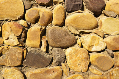 Full frame shot of stone wall