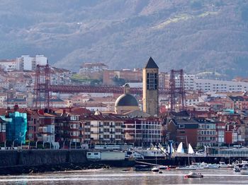 View of buildings in city