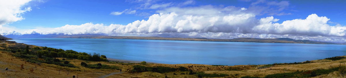 Panoramic view of beach against sky