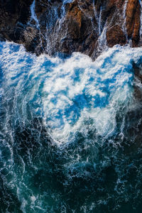 Full frame shot of water in sea