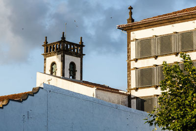 Low angle view of building against sky