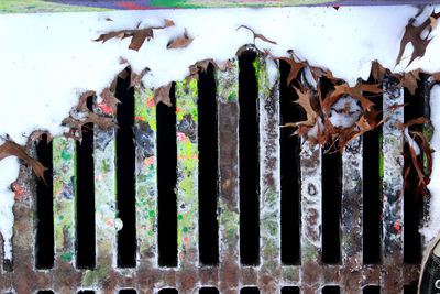 Close-up of rusty metal