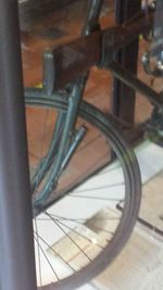 Close-up of bicycle