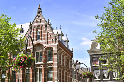 Low angle view of building against sky