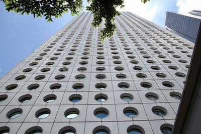 Low angle view of building against sky