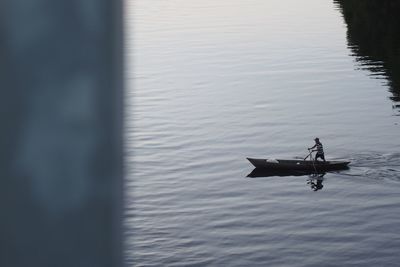 Boat in lake