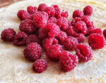 Close-up of strawberries in bowl