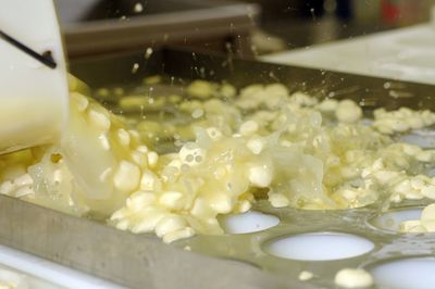 Close-up of chopped vegetables in bowl