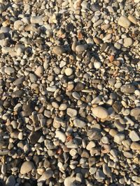 Extreme close up of pebbles