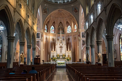 Interior of cathedral