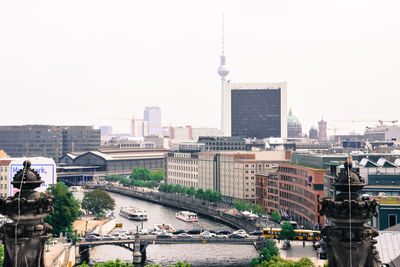 View of cityscape against sky