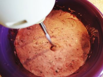 Close-up of bread in plate