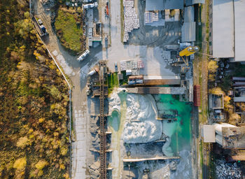 Aerial view of city