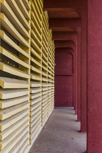 View of corridor of building