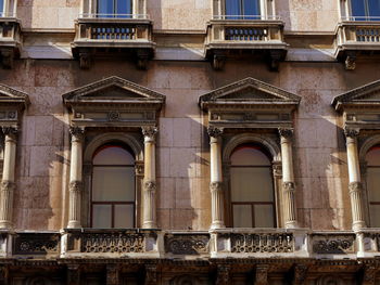 Low angle view of historic building