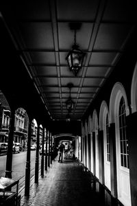 Corridor of subway station