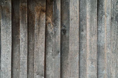 Full frame shot of wooden wall