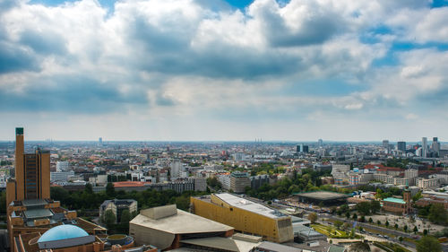 Cityscape against sky