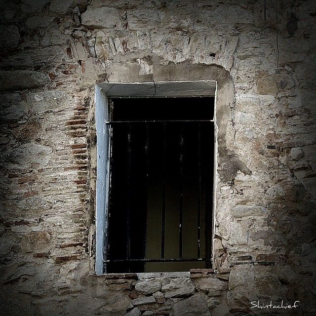 architecture, built structure, building exterior, window, door, old, closed, house, abandoned, weathered, damaged, wall - building feature, brick wall, entrance, doorway, wall, obsolete, residential structure, stone wall, deterioration