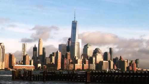 City skyline against sky