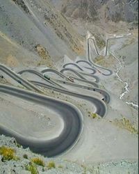 High angle view of vehicles on road