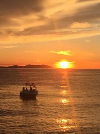 Sunset over sea