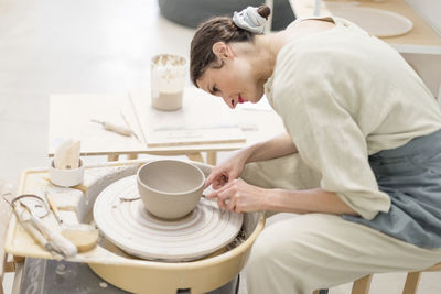 Man working at workshop