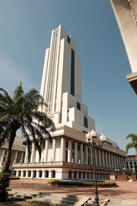 Low angle view of building against sky