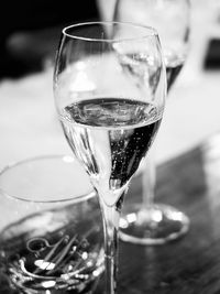 Close-up of wine glass