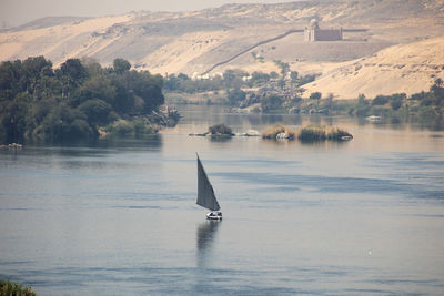 Sailboat in a lake