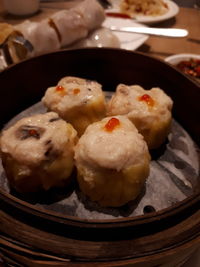 Close-up of food in plate