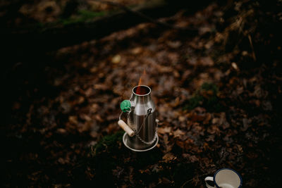 Using a kelly kettle storm kettle outdoors