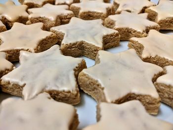 Full frame shot of cookies