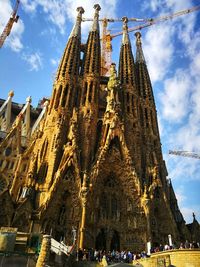 Low angle view of cathedral against sky