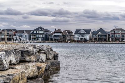 Buildings at the waterfront