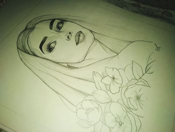 Close-up portrait of young woman