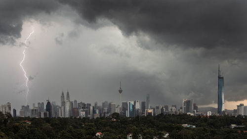 Cityscape against sky