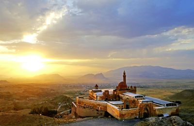 View of temple against sky