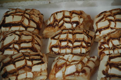 Close-up of chocolate on table