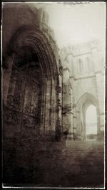 View of old ruins