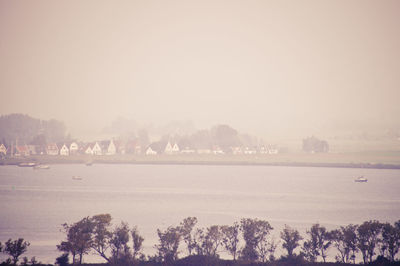 View of city at waterfront