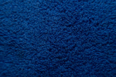 Full frame shot of blue fabric