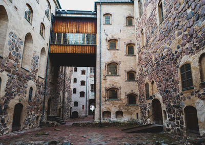 Low angle view of old building