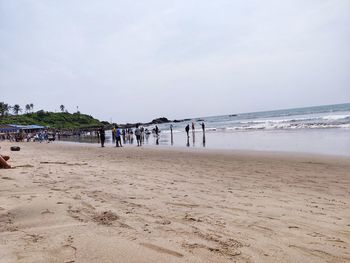 Group of people on beach