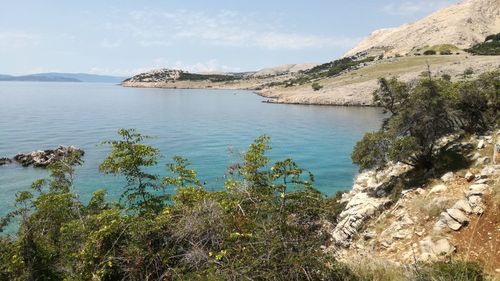 Beautiful coastline on krk island