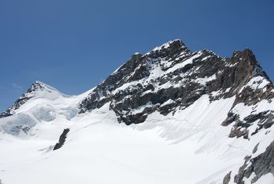 Jungfrau and rottalhorn in the swiss alps