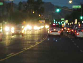 City street at night