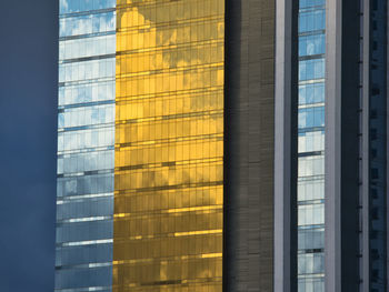 Low angle view of modern buildings