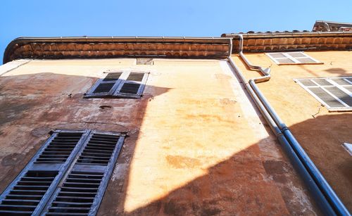 Low angle view of building against sky