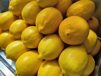 Full frame shot of lemons